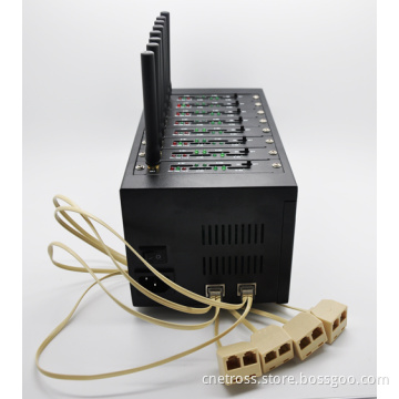 8 ports GPRS GSM modem Pool, wireless modem USB/RS232 interface support bulk SMS